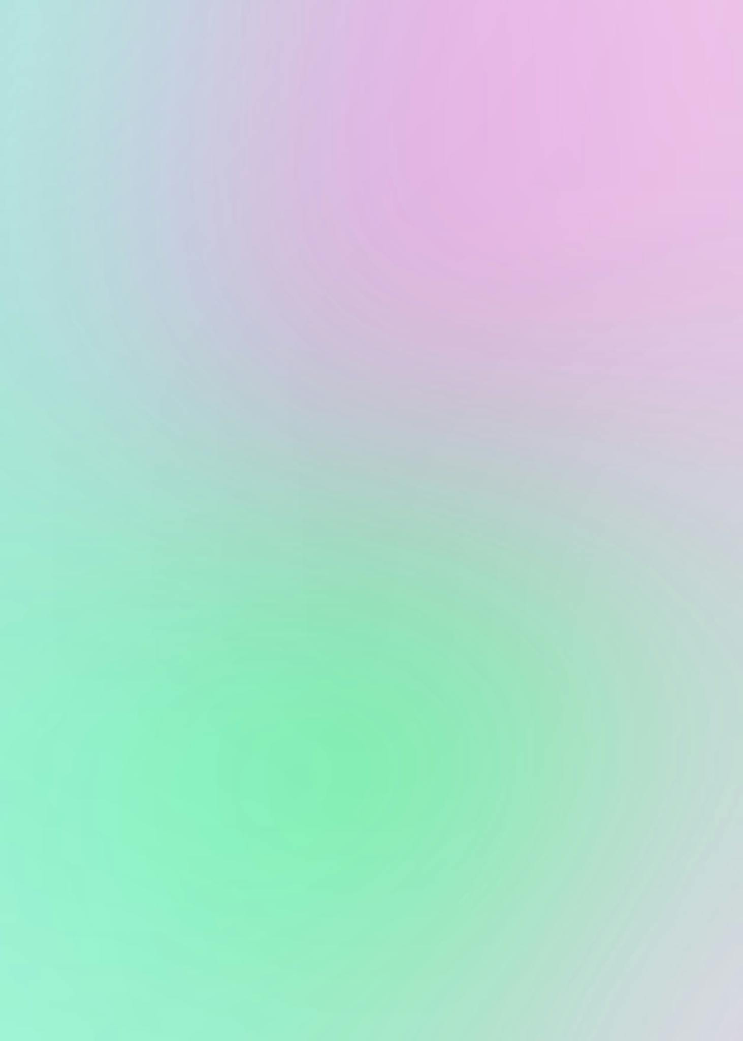 Soft pastel gradient with pink and green shades creating a smooth abstract background.